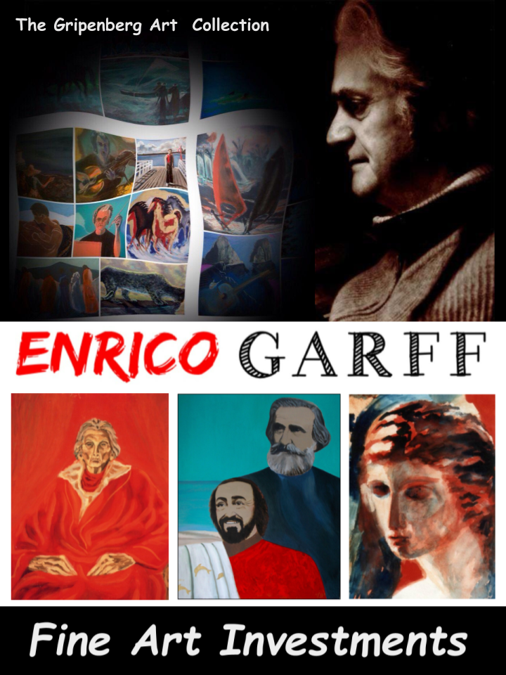 Art Investment. The Gripenberg Art Collection The Contemporary Fineart Collection in Helsinki of the Baroness Isabella Gripenberg includes many artworks of the Maestro Enrico Garff. The Fine Art Collection is a Modern Art Museum inheriting the history of noble lineage that contributed to settle Finland's National Foundations..The Gallery is enriching it's value adding NFT creations and Digital Art to the collection. History Publications Gallery Collection Auctions Literature NFT FEATURED NFT – The Collection enters the new realm of the Metaverse and digital art inspired by the masterpiece creations of the Contemporary Art Master Enrico Garff Published an available on Opensea and monetized on Ethereum based blockchain cryptocurrency.