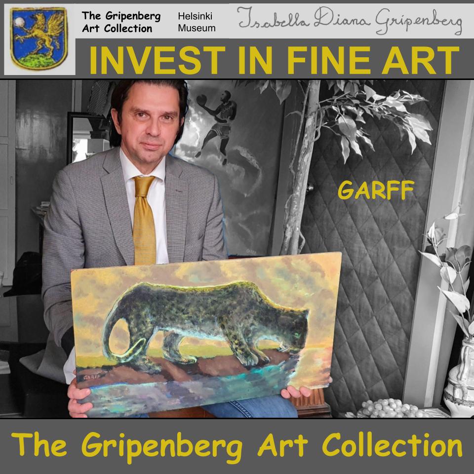 
Fine Art Investments in Original Artworks and NFT digital art creations by the Contemporary Art Master Enrico Garff. Artist to invest in. 

The Gripenberg Art Collection includes the most prestigious artworks and paintings brought to light during the Painter's lifetime spiritual walk facing many personal and artistic challenges along the way, The 21st Century Picasso, Enrico Garff's essential style is capable of delivering the archetype and core of the nature of both physical and ethereal realm. The Hawaiian Girls inspired NFT animated digital artwork has recently been generated as a tribute to celebrate the Artist's visionary journey.
